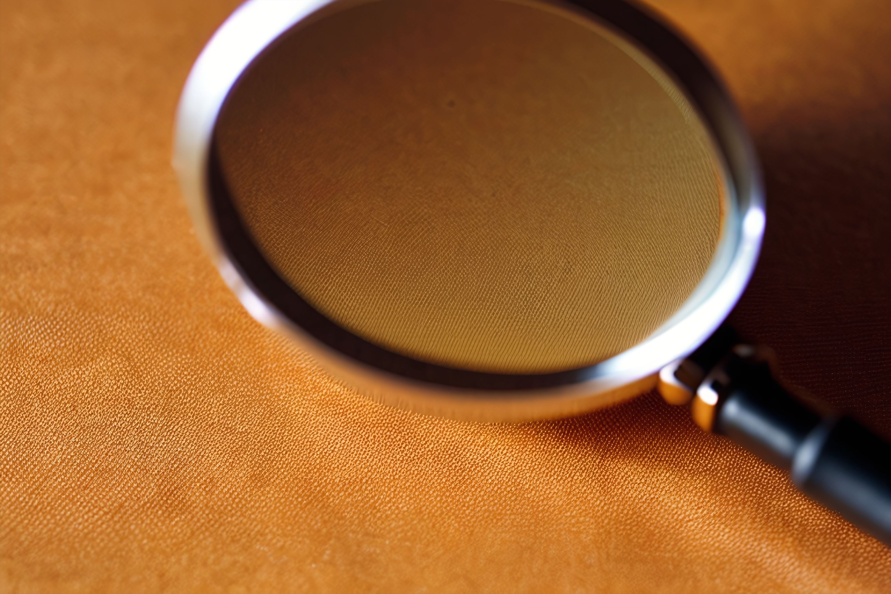 A picture of a magnifying glass zoomed in on a small detail of a larger image.